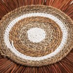 ΔΙΑΚΟΣΜΗΤΙΚΟ ΤΟΙΧΟΥ ΣΤΡΟΓΓΥΛΟ ΑΠΟ ΚΑΛΑΜΙΑ ΚΑΙ ΙΝΕΣ ΜΠΑΝΑΝΑΣ 55x3x55YΕΚεκ.HM7792 - Image 4