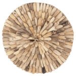 ΔΙΑΚΟΣΜΗΤΙΚΟ ΤΟΙΧΟΥ ΣΤΡΟΓΓΥΛΟ CHIIKI HM4297 DRIFTWOOD ΣΕ ΦΥΣΙΚΟ Φ40 εκ. - Image 3