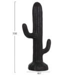 ΔΙΑΚΟΣΜΗΤΙΚΟΣ ΚΑΚΤΟΣ ΔΑΠΕΔΟΥ CACTUS HM4386.01L ΓΥΨΟΣ ΣΕ ΜΑΥΡΟ 63x37x150Υεκ. - Image 2