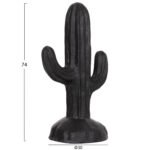 ΔΙΑΚΟΣΜΗΤΙΚΟΣ ΚΑΚΤΟΣ ΔΑΠΕΔΟΥ CACTUS HM4386.01S ΓΥΨΟΣ ΣΕ ΜΑΥΡΟ 42x30x74Υεκ. - Image 2