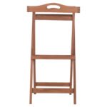 ΔΙΣΚΟΣ ΣΕΡΒΙΡΙΣΜΑΤΟΣ ΣΕ ΠΤΥΣΣΟΜΕΝΗ ΒΑΣΗ BARNABY HM4580 ΞΥΛΟ TEAK--ΦΥΣΙΚΟ 63x40x77Υεκ - Image 5