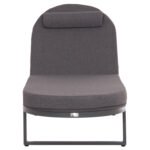 ΕΠΑΓΓΕΛΜATIKH ΞΑΠΛΩΣΤΡΑ MALLOW HM10715.03 ΣΚΟΥΡΟ ΓΚΡΙ ΑΛΟΥΜΙΝΙΟ & ΜΑΞΙΛΑΡΙ 198x71x103Υεκ - Image 3