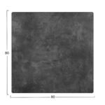 ΕΠΙΦΑΝΕΙΑ ΤΡΑΠΕΖΙΟΥ COMPACT HPL 80X80 εκ. CEMENT HM5162.02 - Image 2