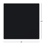 ΕΠΙΦΑΝΕΙΑ ΤΡΑΠΕΖΙΟΥ HPL HM5838.01 ΜΑΥΡΗ 69x69 εκ. ΠΑΧΟΥΣ 12mm. - Image 2