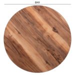 ΕΠΙΦΑΝΕΙΑ ΤΡΑΠΕΖΙΟΥ HPL HM5841.10 INDIAN SHESMAN Φ60 εκ. ΠΑΧΟΥΣ 12mm. - Image 2