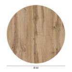 ΕΠΙΦΑΝΕΙΑ ΤΡΑΠΕΖΙΟΥ HPL ΣΤΡΟΓΓΥΛΗ HM5841.36 SONAMA OAK Φ60εκ. - Image 2