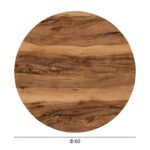 ΕΠΙΦΑΝΕΙΑ ΤΡΑΠΕΖΙΟΥ HPL ΣΤΡΟΓΓΥΛΗ HM5841.30 INDIAN SHESHAM Φ60εκ. - Image 2