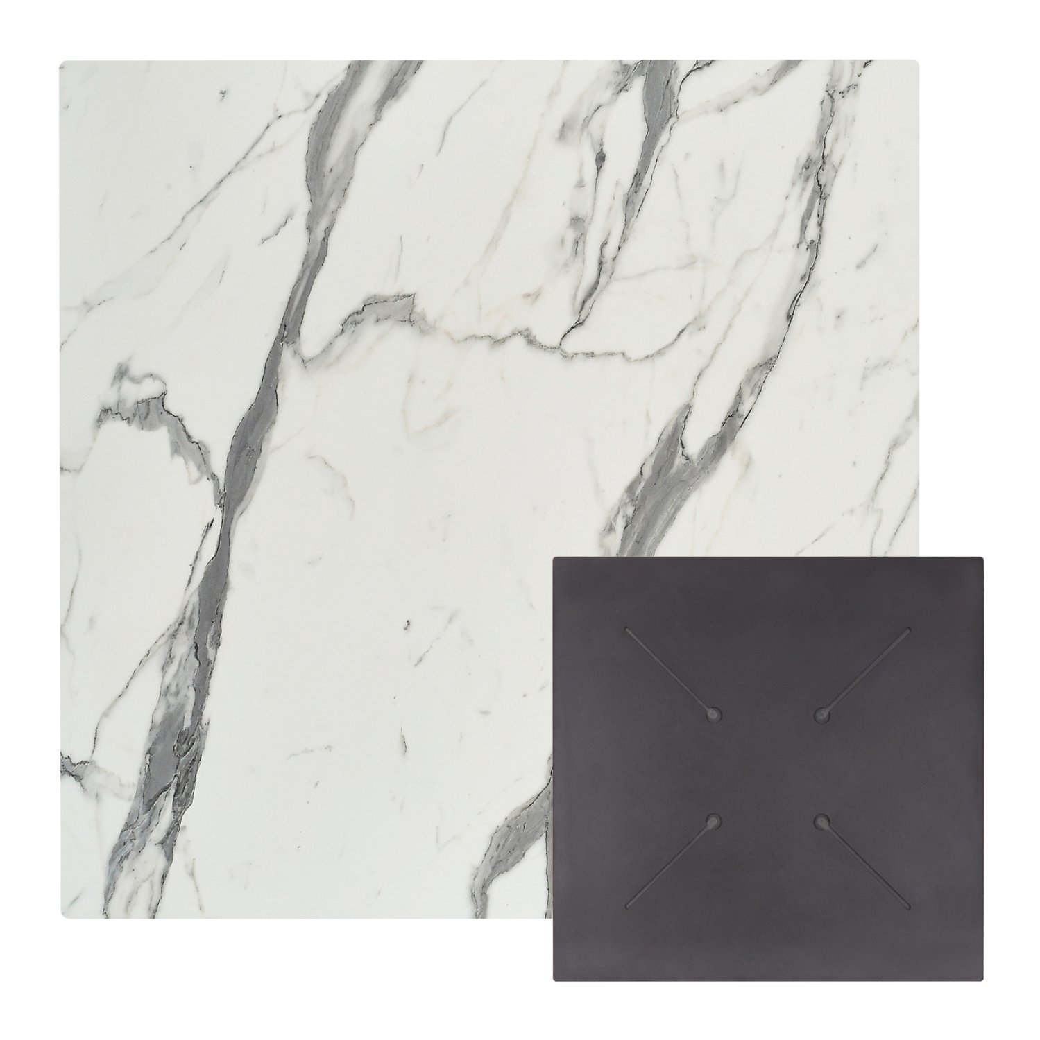 ΕΠΙΦΑΝΕΙΑ ΤΡΑΠΕΖΙΟΥ ΤΕΤΡΑΓΩΝΗ HPL HM5839.31 WHITE MARBLE 80x80εκ Αγόρασε ΕΠΙΦΑΝΕΙΑ ΤΡΑΠΕΖΙΟΥ ΤΕΤΡΑΓΩΝΗ HPL HM5839.31 WHITE MARBLE 80x80εκ σε μοναδική τιμή στο clickforshop.gr