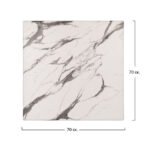 ΕΠΙΦΑΝΕΙΑ ΤΡΑΠΕΖΙΟΥ WERZALIT 70Χ70Χ3.5εκ. MARBLE WHITE-GREY 5657 HM5230.11 - Image 2