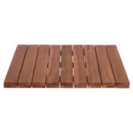 ΕΠΙΦΑΝΕΙΑ ΤΡΑΠΕΖΙΟΥ ΞΥΛΟ TEAK-ΦΥΣΙΚΟ ΤΕΤΡΑΓΩΝΗ HM6139 ΜΑΣΙΦ 80x80x4(πάχος)εκ. - Image 3