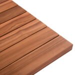 ΕΠΙΦΑΝΕΙΑ ΤΡΑΠΕΖΙΟΥ ΞΥΛΟ TEAK-ΦΥΣΙΚΟ ΤΕΤΡΑΓΩΝΗ HM6139 ΜΑΣΙΦ 80x80x4(πάχος)εκ. - Image 4