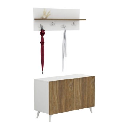 Αγόρασε ΕΠΙΠΛΟ ΕΙΣΟΔΟΥ DELPHINE HM8876.11 ΜΕΛΑΜΙΝΗ ΣΕ ΦΥΣΙΚΟ-ΛΕΥΚΟ 80x31