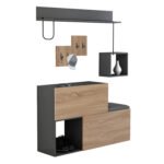 Αγόρασε ΕΠΙΠΛΟ ΕΙΣΟΔΟΥ CERB HM8957.11 ΜΕΛΑΜΙΝΗ ΣΕ SONAMA-ΓΚΡΙ 120x20x72Υ εκ. σε μοναδική τιμή στο clickforshop.gr