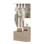 Αγόρασε ΕΠΙΠΛΟ ΕΙΣΟΔΟΥ ΜΕ ΚΑΘΡΕΦΤΗ GORN HM2473.01 ΜΕΛΑΜΙΝΗ ΣΕ ΣΟΝΑΜΑ 90x24x190Υεκ σε μοναδική τιμή στο clickforshop.gr