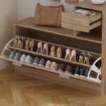 ΕΠΙΠΛΟ ΕΙΣΟΔΟΥ ΜΕ ΚΑΘΡΕΦΤΗ GORN HM2473.01 ΜΕΛΑΜΙΝΗ ΣΕ ΣΟΝΑΜΑ 90x24x190Υεκ - Image 6