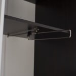 ΕΠΙΠΛΟ ΕΙΣΟΔΟΥ ΜΕ ΣΥΡΟΜΕΝΗ ΝΤΟΥΛΑΠΑ Κ ΚΑΘΡΕΦΤΗ DULCE WENGE HM2424.02 118X45X210Yεκ. - Image 6