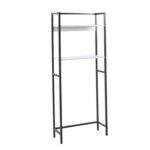 Αγόρασε ΕΠΙΠΛΟ ΠΛΥΝΤΗΡΙΟΥ-ΡΑΦΙΕΡΑ HYGI HM18072.02 ΜΕΤΑΛΛΟ ΜΑΥΡΟ-MDF ΛΕΥΚΟ 64x25x156Υεκ. σε μοναδική τιμή στο clickforshop.gr