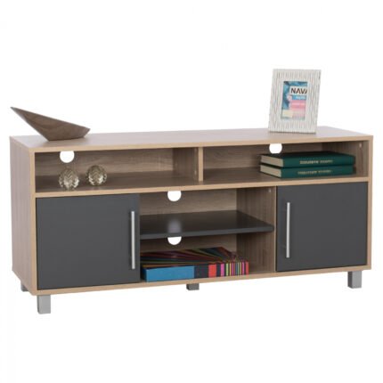 Αγόρασε ΕΠΙΠΛΟ ΤΗΛΕΟΡΑΣΗΣ DANNA ΜΕΛΑΜΙΝΗΣ HM2202.04 SONAMA-ΓΚΡΙ 120x40x55 εκ. σε μοναδική τιμή στο clickforshop.gr