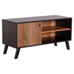 Αγόρασε ΕΠΙΠΛΟ ΤΗΛΕΟΡΑΣΗΣ ΜΕΛΑΜΙΝΗΣ KRUDEN HM9443.11 ΜΑΥΡΟ-ΦΥΣΙΚΟ 100x40x51Υεκ. σε μοναδική τιμή στο clickforshop.gr