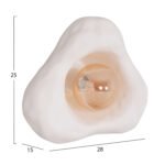 ΕΠΙΤΟΙΧΙΟ ΦΩΤΙΣΤΙΚΟ LUXON HM4701.02S FIBER CEMENT ΣΕ ΛΕΥΚΟ 28x15x25Υεκ. - Image 2