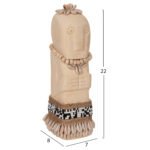 ΕΠΙΤΡΑΠΕΖΙΟ ΑΓΑΛΜΑΤΙΔΙΟ SUMBA HM4308 ΛΕΥΚΟ PARAS STONE-ΧΑΝΤΡΕΣ-SEAGRASS ΣΧΟΙΝΙ 7x8x22Yεκ. - Image 2