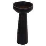 ΕΠΙΤΡΑΠΕΖΙΟ ΔΙΑΚΟΣΜΗΤΙΚΟ ΒΑΖΟ LEKKAN HM4664.01L ΤΕΡΑΚΟΤΑ ΣΕ ΜΑΥΡΟ--Φ18x38Υεκ. - Image 3