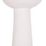 ΕΠΙΤΡΑΠΕΖΙΟ ΔΙΑΚΟΣΜΗΤΙΚΟ ΒΑΖΟ LEKKAN HM4664.02L ΤΕΡΑΚΟΤΑ ΣΕ ΛΕΥΚΟ--Φ18x38Υεκ. - Image 5