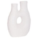 ΕΠΙΤΡΑΠΕΖΙΟ ΔΙΑΚΟΣΜΗΤΙΚΟ ΒΑΖΟ NAMENTIS HM4665.02L ΛΕΥΚΗ ΤΕΡΑΚΟΤΑ--27x13.5x37Υεκ - Image 3