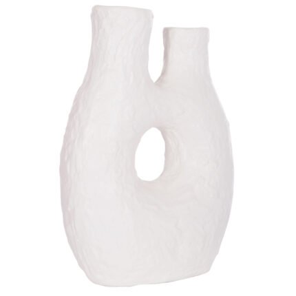 Αγόρασε ΕΠΙΤΡΑΠΕΖΙΟ ΔΙΑΚΟΣΜΗΤΙΚΟ ΒΑΖΟ NAMENTIS HM4665.02L ΛΕΥΚΗ ΤΕΡΑΚΟΤΑ--27x13.5x37Υεκ σε μοναδική τιμή στο clickforshop.gr