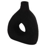 ΕΠΙΤΡΑΠΕΖΙΟ ΔΙΑΚΟΣΜΗΤΙΚΟ ΒΑΖΟ DECANT HM4667.01Μ ΤΕΡΑΚΟΤΑ ΣΕ ΜΑΥΡΟ--17x6.5x20Υεκ. - Image 5