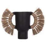 ΕΠΙΤΡΑΠΕΖΙΟ ΔΙΑΚΟΣΜΗΤΙΚΟ ΒΑΖΟ ALICA HM4668.01L ΜΑΥΡΗ ΤΕΡΑΚΟΤΑ & GRASS--64x22x38Υεκ - Image 3