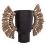 ΕΠΙΤΡΑΠΕΖΙΟ ΔΙΑΚΟΣΜΗΤΙΚΟ ΒΑΖΟ ALICA HM4668.01L ΜΑΥΡΗ ΤΕΡΑΚΟΤΑ & GRASS--64x22x38Υεκ - Image 6