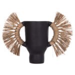 ΕΠΙΤΡΑΠΕΖΙΟ ΔΙΑΚΟΣΜΗΤΙΚΟ ΒΑΖΟ ALICA HM4668.01S ΜΑΥΡΗ ΤΕΡΑΚΟΤΑ & GRASS--55x19x34Υεκ - Image 3