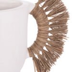 ΕΠΙΤΡΑΠΕΖΙΟ ΔΙΑΚΟΣΜΗΤΙΚΟ ΒΑΖΟ ALICA HM4668.02L ΛΕΥΚΗ ΤΕΡΑΚΟΤΑ & GRASS--64x22x38Υεκ - Image 6