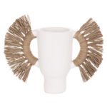 ΕΠΙΤΡΑΠΕΖΙΟ ΔΙΑΚΟΣΜΗΤΙΚΟ ΒΑΖΟ ALICA HM4668.02S ΛΕΥΚΗ ΤΕΡΑΚΟΤΑ & GRASS--55x19x34Υεκ - Image 6