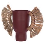ΕΠΙΤΡΑΠΕΖΙΟ ΔΙΑΚΟΣΜΗΤΙΚΟ ΒΑΖΟ ALICA HM4668.06L ΒΥΣΣΙΝΙ ΤΕΡΑΚΟΤΑ & GRASS--64x22x38Υεκ - Image 6