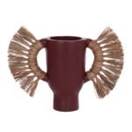 ΕΠΙΤΡΑΠΕΖΙΟ ΔΙΑΚΟΣΜΗΤΙΚΟ ΒΑΖΟ ALICA HM4668.06S ΒΥΣΣΙΝΙ ΤΕΡΑΚΟΤΑ & GRASS--55x19x34Υεκ - Image 3