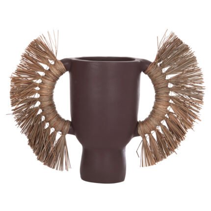 Αγόρασε ΕΠΙΤΡΑΠΕΖΙΟ ΔΙΑΚΟΣΜΗΤΙΚΟ ΒΑΖΟ ALICA HM4668.07L ΣΟΚΟΛΑΤΙ ΤΕΡΑΚΟΤΑ & GRASS--64x22x38Υεκ σε μοναδική τιμή στο clickforshop.gr