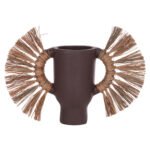 Αγόρασε ΕΠΙΤΡΑΠΕΖΙΟ ΔΙΑΚΟΣΜΗΤΙΚΟ ΒΑΖΟ ALICA HM4668.07S ΣΟΚΟΛΑΤΙ ΤΕΡΑΚΟΤΑ & GRASS--55x19x34Υεκ σε μοναδική τιμή στο clickforshop.gr