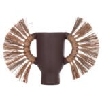 ΕΠΙΤΡΑΠΕΖΙΟ ΔΙΑΚΟΣΜΗΤΙΚΟ ΒΑΖΟ ALICA HM4668.07S ΣΟΚΟΛΑΤΙ ΤΕΡΑΚΟΤΑ & GRASS--55x19x34Υεκ - Image 3