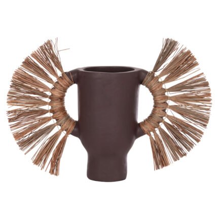 Αγόρασε ΕΠΙΤΡΑΠΕΖΙΟ ΔΙΑΚΟΣΜΗΤΙΚΟ ΒΑΖΟ ALICA HM4668.07S ΣΟΚΟΛΑΤΙ ΤΕΡΑΚΟΤΑ & GRASS--55x19x34Υεκ σε μοναδική τιμή στο clickforshop.gr