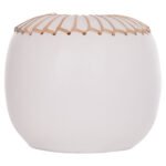 ΕΠΙΤΡΑΠΕΖΙΟ ΔΙΑΚΟΣΜΗΤΙΚΟ ΒΑΖΟ LENNOX HM4675.02L TΕΡΑΚΟΤΑ ΣΕ ΛΕΥΚΟ--Φ22x20Υεκ. - Image 3