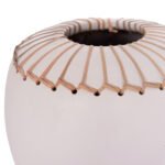 ΕΠΙΤΡΑΠΕΖΙΟ ΔΙΑΚΟΣΜΗΤΙΚΟ ΒΑΖΟ LENNOX HM4675.02L TΕΡΑΚΟΤΑ ΣΕ ΛΕΥΚΟ--Φ22x20Υεκ. - Image 5