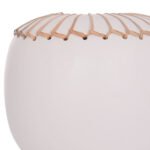 ΕΠΙΤΡΑΠΕΖΙΟ ΔΙΑΚΟΣΜΗΤΙΚΟ ΒΑΖΟ LENNOX HM4675.02L TΕΡΑΚΟΤΑ ΣΕ ΛΕΥΚΟ--Φ22x20Υεκ. - Image 6