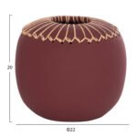 ΕΠΙΤΡΑΠΕΖΙΟ ΔΙΑΚΟΣΜΗΤΙΚΟ ΒΑΖΟ LENNOX HM4675.06L TΕΡΑΚΟΤΑ ΣΕ ΒΥΣΣΙΝΙ--Φ22x20Υεκ. - Image 2