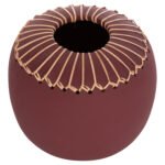 ΕΠΙΤΡΑΠΕΖΙΟ ΔΙΑΚΟΣΜΗΤΙΚΟ ΒΑΖΟ LENNOX HM4675.06L TΕΡΑΚΟΤΑ ΣΕ ΒΥΣΣΙΝΙ--Φ22x20Υεκ. - Image 4