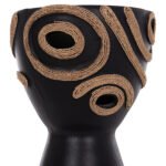 ΕΠΙΤΡΑΠΕΖΙΟ ΔΙΑΚΟΣΜΗΤΙΚΟ ΒΑΖΟ DEAN HM4678.01 ΤΕΡΑΚΟΤΑ ΣΕ ΜΑΥΡΟ--Φ25x28Υεκ. - Image 4