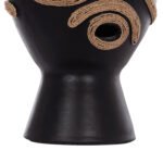 ΕΠΙΤΡΑΠΕΖΙΟ ΔΙΑΚΟΣΜΗΤΙΚΟ ΒΑΖΟ DEAN HM4678.01 ΤΕΡΑΚΟΤΑ ΣΕ ΜΑΥΡΟ--Φ25x28Υεκ. - Image 5