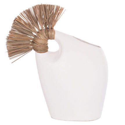 Αγόρασε ΕΠΙΤΡΑΠΕΖΙΟ ΔΙΑΚΟΣΜΗΤΙΚΟ ALICA2 HM4671.02 ΛΕΥΚΗ ΤΕΡΑΚΟΤΑ & GRASS--44x18x50Υεκ. σε μοναδική τιμή στο clickforshop.gr