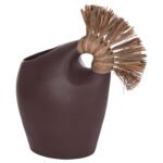 ΕΠΙΤΡΑΠΕΖΙΟ ΔΙΑΚΟΣΜΗΤΙΚΟ ALICA2 HM4671.07 ΣΟΚΟΛΑΤΙ ΤΕΡΑΚΟΤΑ & GRASS--44x18x50Υεκ. - Image 4